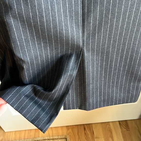 J.CREW Legacy 3 Piece Suit Pinstripes Charcoal Wool 40S - Picture 7 of 16